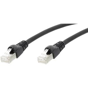 Telegärtner L00006D0100 RJ45 Netwerkkabel, patchkabel CAT 5e F/UTP 25.00 m Zwart Vlambestendig, Snagless 1 stuk(s)