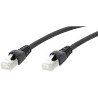 Telegärtner L00006D0100 RJ45 Netwerkkabel, patchkabel CAT 5e F/UTP 25.00 m Zwart Vlambestendig, Snagless 1 stuk(s) - thumbnail