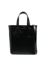 Marni sac cabas Museo en cuir - Noir - thumbnail