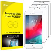JETech Schermbeschermer Compatibel met iPhone 8 Plus, iPhone 7 Plus, iPhone 6s Plus and iPhone 6 Plus, Gehard Glas Screen Protector, 3-Stuks