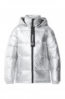 Tenson outdoorjas Yoogi junior polyester blauw