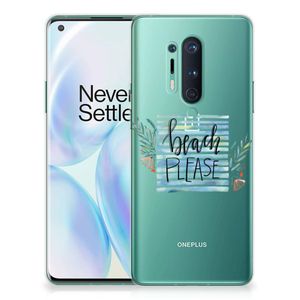 OnePlus 8 Pro Telefoonhoesje met Naam Boho Beach