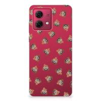 TPU bumper voor Motorola Moto G84 Poep Emojis