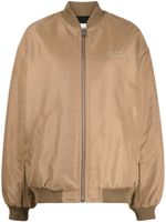 Maison Kitsuné veste bomber à logo brodé - Marron - thumbnail