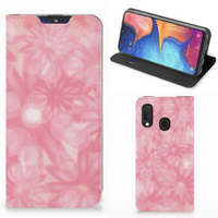 Samsung Galaxy A20e Smart Cover Spring Flowers - thumbnail