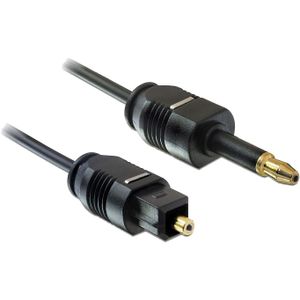 Toslink male -> toslink mini 3.5mm, 2m Kabel