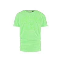 Vingino Essentials T-shirt met logo neon groen