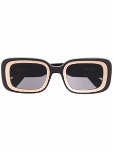 Mykita lunettes de soleil à bords contrastants - Noir