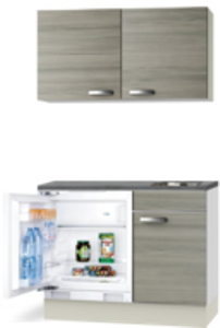 Kitchenette 100cm Vigo incl mini inbouw koelkast RAI-2251