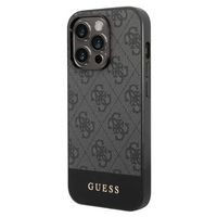 Guess 4G Stripe iPhone 14 Pro Max Hybride Hoesje - Grijs - thumbnail