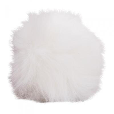 Simoni Racing pookknophoes Fluffy Fur universeel wit Simoni Racing pookknophoes Fluffy Fur universeel wit