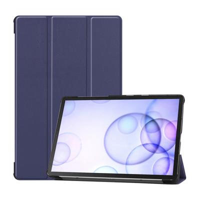 3-Vouw sleepcover hoes - Samsung Galaxy Tab S6 - Blauw 3-Vouw sleepcover hoes - Samsung Galaxy Tab S6 - Blauw