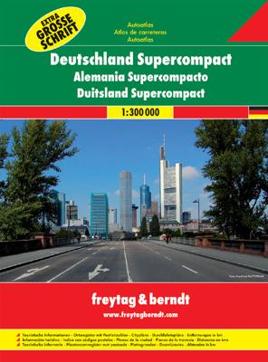 Duitsland Supercompact Wegenatlas F&B - Paperback (9783707911275)