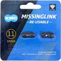 KMC MissingLink 11 DLC 5.65mm ZwartKMC Fietskettingverbinder - thumbnail