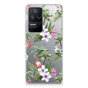 Xiaomi Poco F4 TPU Hoesje Flamingo Palms