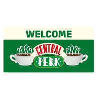 Friends Welcome To Central Perk Metalen Bord Met Reliëf - 60 x 30 cm - thumbnail