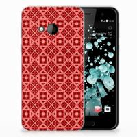HTC U Play TPU bumper Batik Rood