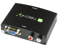 Vga+R/L audio naar HDMI-converter