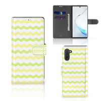 Samsung Galaxy Note 10 Telefoon Hoesje Waves Yellow