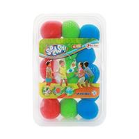 Toi-Toys Herbruikbare Waterballen - 15 Stuks Splash Ballen in Bewaardoos - Ø5 cm - Waterspeelgoed voor Kinderen Strandspeelgoed Waterbommen Speelgoed Zwembad Zomer Watergevecht
