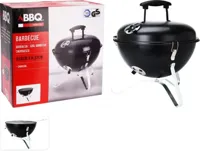 Bbq bolvorm 37cm zwart