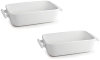 BonBistro Ovenschaal Yong Squito - 20 x 14 x 6 cm / 1.1 Liter - Wit - 2 stuks - thumbnail