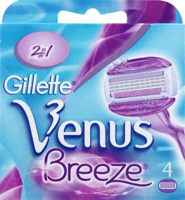 Gillette Venus Breeze Scheermesjes 4 Stuks Gillette Venus Breeze Scheermesjes 4 Stuks