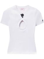 PUCCI t-shirt à détails de découpes - Blanc