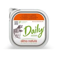 Almo Nature Daily Hondenvoer met kalf en wortels (9 x 300 g)