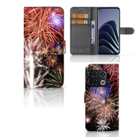 OnePlus 10 Pro Wallet Case met Pasjes Vuurwerk