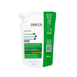 Vichy Dercos Ecologische Navulling Anti-roos Droog haar 500ml