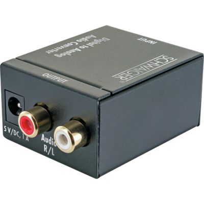 Schwaiger AV Converter ADW200513 [Coaxiaal, Toslink - Cinch]