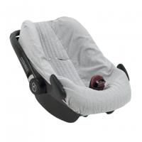 Trixie autostoelhoes Sirène Grey junior katoen grijs