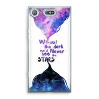 Stars quote: Sony Xperia XZ1 Compact Transparant Hoesje - thumbnail