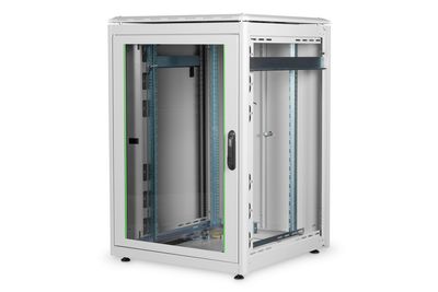 Digitus DN-22U 19-8/8-1 19inch-patchkast (b x h x d) 800 x 1164 x 800 mm 22 HE Grijs-wit (RAL 7035)
