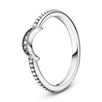 Pandora Passions 199156C01 Ring Halve Maan zilver Maat 52