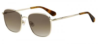 Kate Spade zonnebril Kiyah dames polariserend goud/bruin