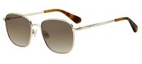 Kate Spade zonnebril Kiyah dames polariserend goud/bruin