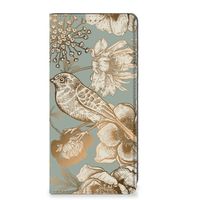 Smart Cover voor OnePlus 11 Vintage Bird Flowers - thumbnail