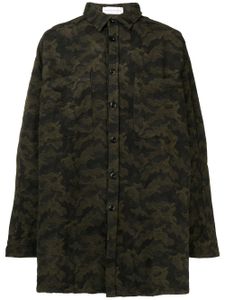 Faith Connexion chemise oversize imprimée camouflage - Or