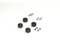 Team C TS4027 Reserveonderdeel Aluminium wielmeenemers 3 mm