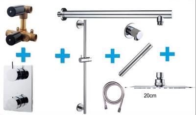 One-pack Inbouwthermostaat rond set 119 One-pack Inbouwthermostaat rond set 119