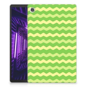 Lenovo Tab M10 Plus Hippe Hoes Waves Green