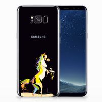 Samsung Galaxy S8 Plus Telefoonhoesje met Naam Horse Color - thumbnail