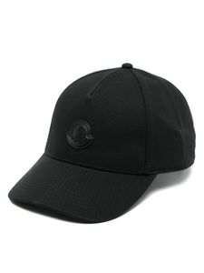 Moncler casquette à patch logo - Noir