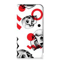 Mobiel BookCase Samsung Galaxy Xcover 6 Pro Skull Red - thumbnail