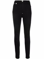 Philipp Plein legging en jean à taille haute - Noir - thumbnail