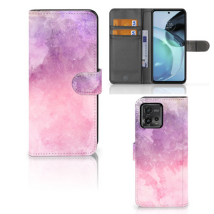 Hoesje Motorola Moto G72 Pink Purple Paint