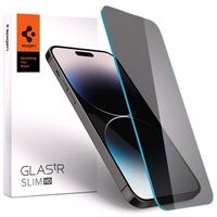 Spigen Glas.tR Slim Privacy iPhone 14 Pro Glazen Screenprotector - thumbnail