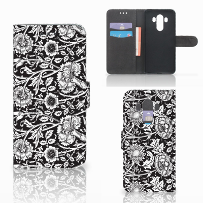 Huawei Mate 10 Pro Hoesje Black Flowers